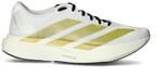 Adidas Adizero Evo SL Woven Laufschuhe Wei&szlig; Gold SS26, Gr&ouml;&szlig;e UK 9