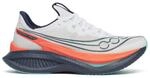 Saucony Endorphin Pro 5 Laufschuhe Wei&szlig;/Blau SS26 Damen, Gr&ouml;&szlig;e 36 - EUR