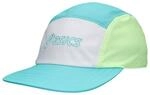 Asics 5-Panel-Cap Blau Gr&uuml;n, Gr&ouml;&szlig;e M/L