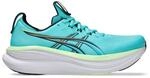 Asics Gel-Nimbus 28 Laufschuhe T&uuml;rkisblau AW26, Gr&ouml;&szlig;e 43,5 - EUR