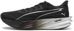 Puma Deviate Pure NITRO Laufschuhe Schwarz Silber AW26, Gr&ouml;&szlig;e 39 - EUR