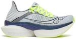 Saucony Endorphin Elite 2 Laufschuhe Grau Gelb SS26 Unisex, Gr&ouml;&szlig;e 42 - EUR