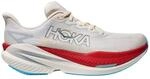 Hoka Mach X 3 Laufschuhe Wei&szlig; Rot SS26, Gr&ouml;&szlig;e EU 42