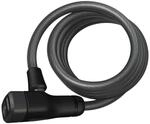 ABUS Star 4508K/150 1,5 m Spiralkabelschloss mit Schl&uuml;ssel Schwarz