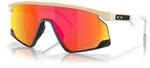 Brille Oakley BXTR Beige Rote Linse