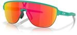 Brille Oakley Corridor T&uuml;rkis Rote Linse