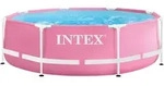 Intex 28290ND Pink Metal Frame Pool 244x76cm