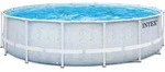 INTEX 26746GN, Intex 26746GN Frame Pool Set - Chevron 488x122cm