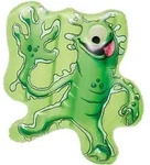 Happy People 16692 Kinderluftmatratze Monsterstarker Glibberklatsch 65x64x13cm