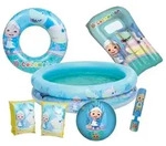 Gro&szlig;es Cocomelon Badeset &ndash; Pool, Luftmatratze & Wasserspielzeug (6-teilig)
