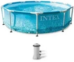 INTEX 28208GN, Intex 28208GN Frame Pool - Beachside 305x76cm inkl. Filterpumpe