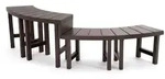 INTEX Beistelltisch Set PureSPA B&auml;nke 2x 60cm + 2x 42cm