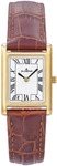 Quadra Classica Wei&szlig; Gold Lederband Braun