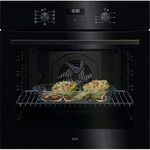 AEG 5000 SurroundCook&reg; / Einbaubackofen / Aqua-Reinigungsfunktion / Schwarz
