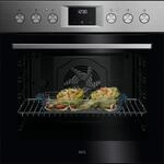 AEG 5000 SurroundCook&reg; / Einbauherd / Aqua-Reinigungsfunktion / Edelstahl mit
