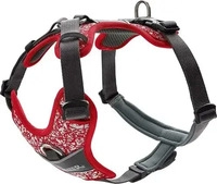 Hunter Geschirr Divo Reflect Rot/Grau 52-68/S-M