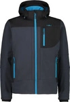 CMP Softshell-Herrenjacke mit abnehmbarer Kapuze Anthrazit 56 Anthrazit Danube
