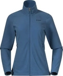 Bergans Damenjacke Finnsnes Fleece Nordsee Blau XL