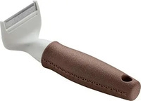 Hunter Trimmstriegel Spa mit Edelstahlklinge, M= 15,5 x 6,5 cm