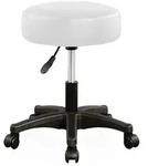 Casaria Tabouret/B&uuml;rohocker - drehbar und verstellbar - Wei&szlig;