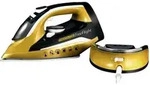 MediaShop Phoenix Gold&reg; Free Flight Dampfb&uuml;geleisen Gold, Schwarz 2400 W