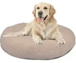 Peaceful Pooch L &ndash; flauschiges Hundebett &ndash; 94 cm Durchmesser &ndash; zusammenklappbar