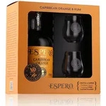 Espero Caribbean Orange & Rum Liqueur 40% Vol. 0,7l in Geschenkbox mit 2...