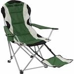 KIRKJUB&Atilde;UR KIRKJUB&Oslash;UR&reg; "Asgard " gepolsterter Campingstuhl mit Fu&szlig;teil gr&uuml;n