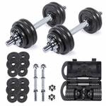 SPORTINATOR "Machine " Kurzhantel Set 15 kg mit Koffer 170754783-170754780