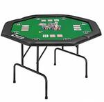 MUWO klappbarer Pokertisch f&uuml;r 8 Spieler gr&uuml;n 142458889-142458888