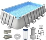 Avenli Frame Plus Rectangular Pool Komplettset 549x305x122 cm, Aufstellpool,