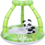 SunClub Baby Planschbecken Panda &Oslash; 98 x 80 cm mit Dach und aufblasbarem Boden