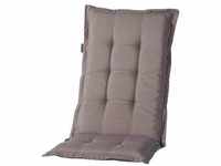 MADISON Auflage für Sessel hoch, Panama taupe, 75% Baumwolle 25% Polyester