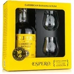 Espero Banana & Rum 40%vol. 0,7 Liter + 2 Gl&auml;ser