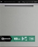 Bauknecht Geschirrsp&uuml;ler: 60 cm, Farbe Edelstahl - B7U HS51 X