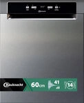 Bauknecht Geschirrsp&uuml;ler: 60 cm, Farbe Edelstahl - BKSV1 UAN