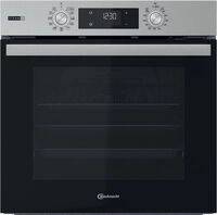 Bauknecht elektrischer Einbaubackofen: Farbe Edelstahl, Hydrolyse - BBARS85HU1I