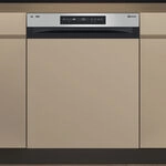 Bauknecht teilintegrierter Geschirrsp&uuml;ler: 60 cm, Farbe Edelstahl - BKSV1 PAM
