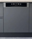 Bauknecht teilintegrierter Geschirrsp&uuml;ler: 60 cm, Farbe Edelstahl - BBC 3B+26 X