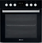 Bauknecht elektrischer Einbauherd: Farbe Schwarz, Hydrolyse - HVS5 TH8VS3 ES