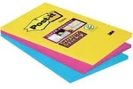 3M Post-it Super Sticky Notes 4690-S3R, 101 mm x 152 mm, ultrablau, ultragelb,