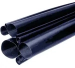 3M MDT-A Mittelwandiger Warmschrumpfschlauch mit Kleber, Schwarz, 12/3 mm, 1 m