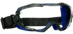 3M GoggleGear 6000 Vollsichtbrille, blauer Rahmen, Neoprenriemen, Scotchgard