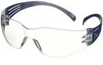3M SecureFit 100 Schutzbrille, blaue B&uuml;gel, Antikratz-/Antibeschlag-Beschichtung,
