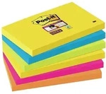 3M Post-it Super Sticky Notes 6556SR, 76 mm x 127 mm, neongr&uuml;n, neonorange,