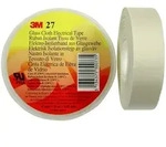 3M Scotch ET 27 Glasgewebeband, Wei&szlig;, 19 mm x 20 m, 0,18 mm