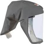 3M Versaflo Einweg-Leichthaube S333LG mit integrierter Kopfhalterung, grau, robustes,