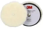 3M Perfect-it Polierpad mit Polierfell f&uuml;r Exzenterpoliermaschine, medium, wei&szlig;,