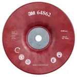 3M Hochleistungs-St&uuml;tzteller, rot, 180 mm, M14, gerippt, sehr hart #64862