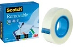 3M Scotch Removable Klebeband 1 Rolle 19 mm x 33 m